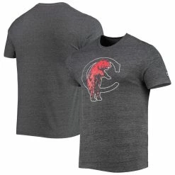 Champion Men's Heathered Black Cincinnati Bearcats Vault Logo Tri-Blend T-Shirt