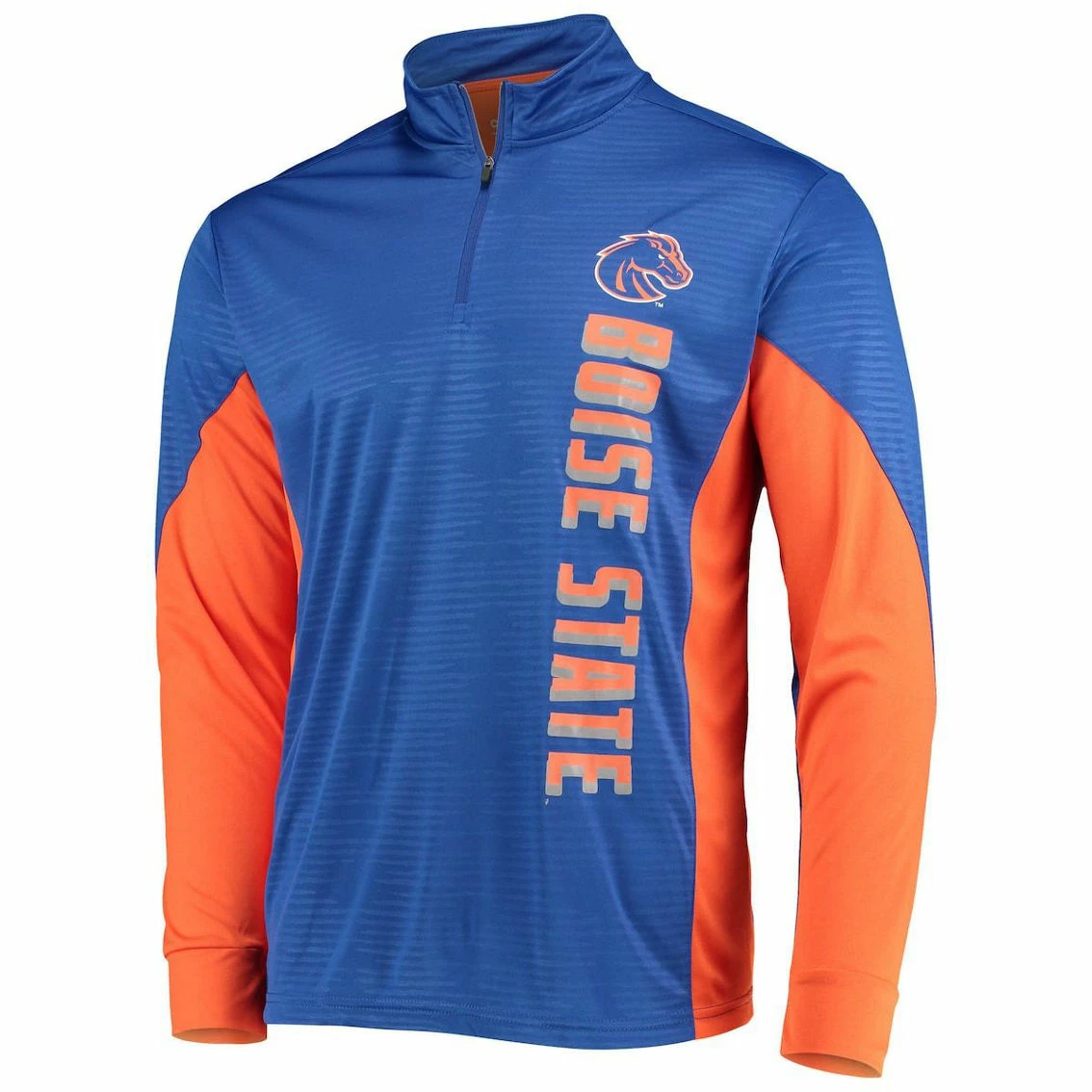 Men's Colosseum Royal Boise State Broncos Bart Windshirt Quarter-Zip Jacket 5 Men's Colosseum Royal Boise State Broncos Bart Windshirt Quarter-Zip Jacket - Image 3