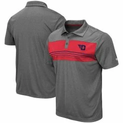 Colosseum Men's Heathered Charcoal Dayton Flyers Smithers Polo