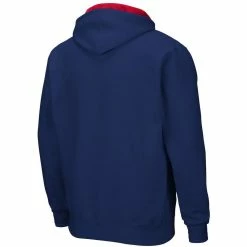 Colosseum Men's Navy Dayton Flyers Arch & Logo 3.0 Full-Zip Hoodie -Colosseum Store DSCO1148305921 1320 ALT3