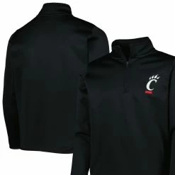 Youth Under Armour Black Cincinnati Bearcats Fleece Quarter-Zip Jacket