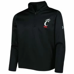 Youth Under Armour Black Cincinnati Bearcats Fleece Quarter-Zip Jacket 8 Youth Under Armour Black Cincinnati Bearcats Fleece Quarter-Zip Jacket -Colosseum Store DSCO1148306387 1007 ALT2