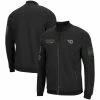 Colosseum Men's Black Dayton Flyers OHT Military Appreciation High-Speed Bomber Full-Zip Jacket -Colosseum Store DSCO1148307152 1007