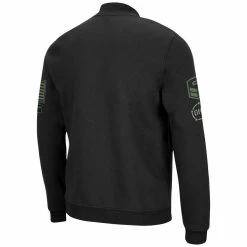 Colosseum Men's Black Dayton Flyers OHT Military Appreciation High-Speed Bomber Full-Zip Jacket -Colosseum Store DSCO1148307152 1007 ALT3