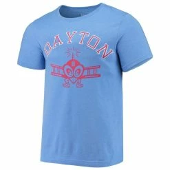 Homefield Men's Heathered Blue Dayton Flyers Vintage D-Bird T-Shirt -Colosseum Store DSCO1148309840 1191 ALT2