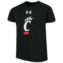 Under Armour Youth Black Cincinnati Bearcats 2.0 Logo Tech T-Shirt -Colosseum Store DSCO1148311161 1007 ALT2