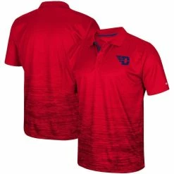 Men's Colosseum Red Dayton Flyers Marshall Polo -Colosseum Store DSCO1148313306 2910 ALT1