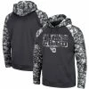 Colosseum Men's Charcoal Dayton Flyers OHT Military Appreciation Digital Camo Pullover Hoodie -Colosseum Store DSCO1148315389 1904