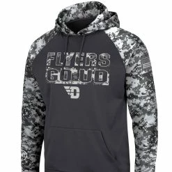 Colosseum Men's Charcoal Dayton Flyers OHT Military Appreciation Digital Camo Pullover Hoodie 8 Colosseum Men's Charcoal Dayton Flyers OHT Military Appreciation Digital Camo Pullover Hoodie -Colosseum Store DSCO1148315389 1904 ALT2