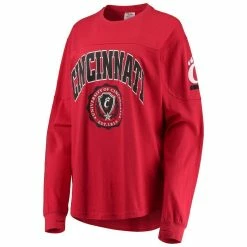 Pressbox Women's Red Cincinnati Bearcats Edith Long Sleeve T-Shirt 8 Pressbox Women's Red Cincinnati Bearcats Edith Long Sleeve T-Shirt -Colosseum Store DSCO1148317919 2910 ALT2