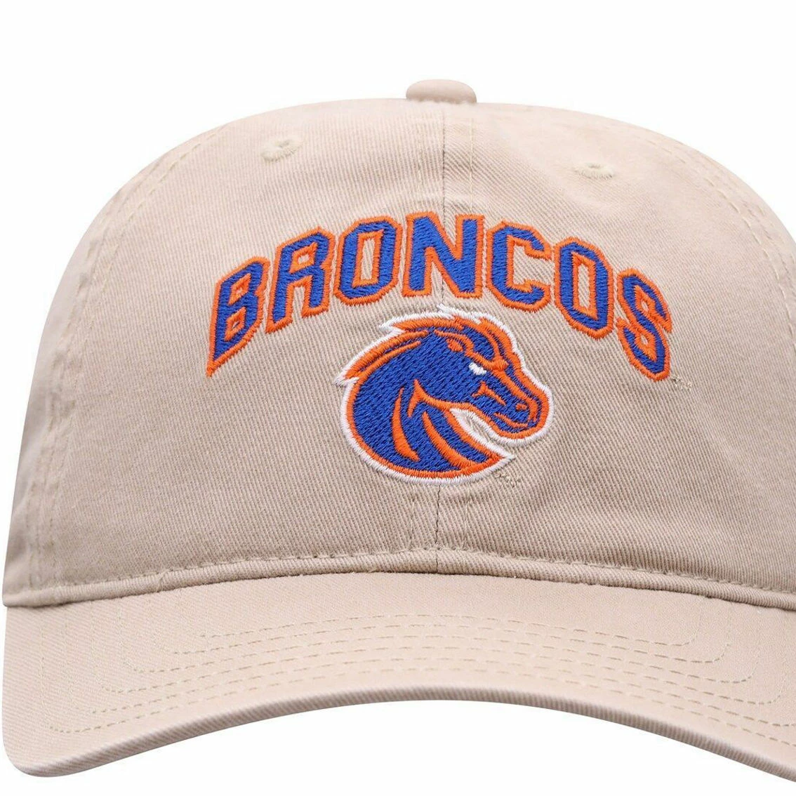 Men's Top Of The World Khaki Boise State Broncos Classic Arch Adjustable Hat 5 Men's Top Of The World Khaki Boise State Broncos Classic Arch Adjustable Hat - Image 3