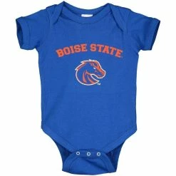 Two Feet Ahead Infant Royal Boise State Broncos Arch & Logo Bodysuit