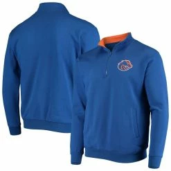 Colosseum Men's Royal Boise State Broncos Tortugas Logo Quarter-Zip Jacket -Colosseum Store DSCO1148320453 1350 ALT1