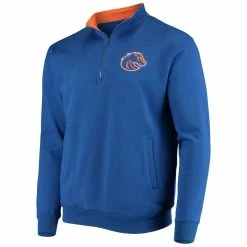 Colosseum Men's Royal Boise State Broncos Tortugas Logo Quarter-Zip Jacket -Colosseum Store DSCO1148320453 1350 ALT2