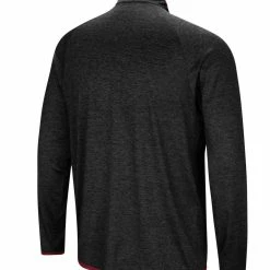 Colosseum Men's Black Boston College Eagles Amnesia Quarter-Zip Pullover Jacket -Colosseum Store DSCO1149277364 1007 ALT3