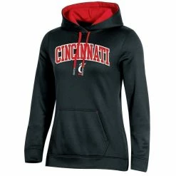 Women's Champion Black Cincinnati Bearcats Arch Logo 2.0 Pullover Hoodie -Colosseum Store DSCO1150498693 1007 ALT2