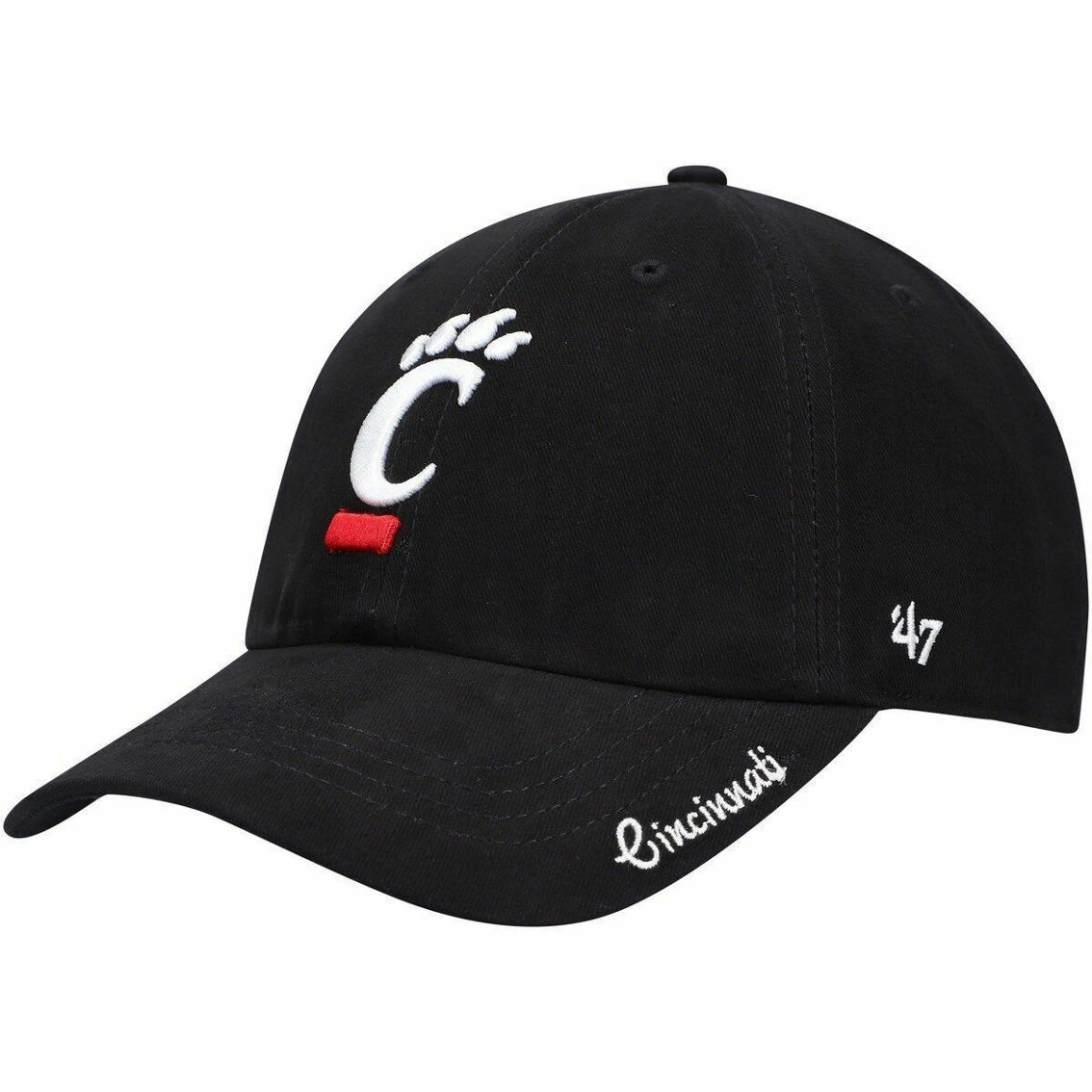 '47 Women's Black Cincinnati Bearcats Miata Clean Up Logo Adjustable Hat 4 '47 Women's Black Cincinnati Bearcats Miata Clean Up Logo Adjustable Hat - Image 2