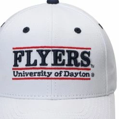 The Game Men's White Dayton Flyers Classic Bar Structured Adjustable Hat -Colosseum Store DSCO1150992959 3550 ALT2