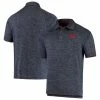 Men's Colosseum Heathered Navy Dayton Flyers Down Swing Polo -Colosseum Store DSCO1151103397 1320