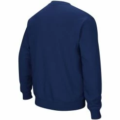 Colosseum Men's Navy Dayton Flyers Arch & Logo Tackle Twill Pullover Sweatshirt -Colosseum Store DSCO1151103464 1320 ALT3