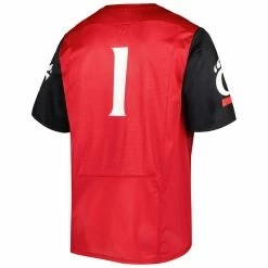 Under Armour Men's #1 Red Cincinnati Bearcats Team Wordmark Replica Football Jersey -Colosseum Store DSCO1152636734 2910 ALT3