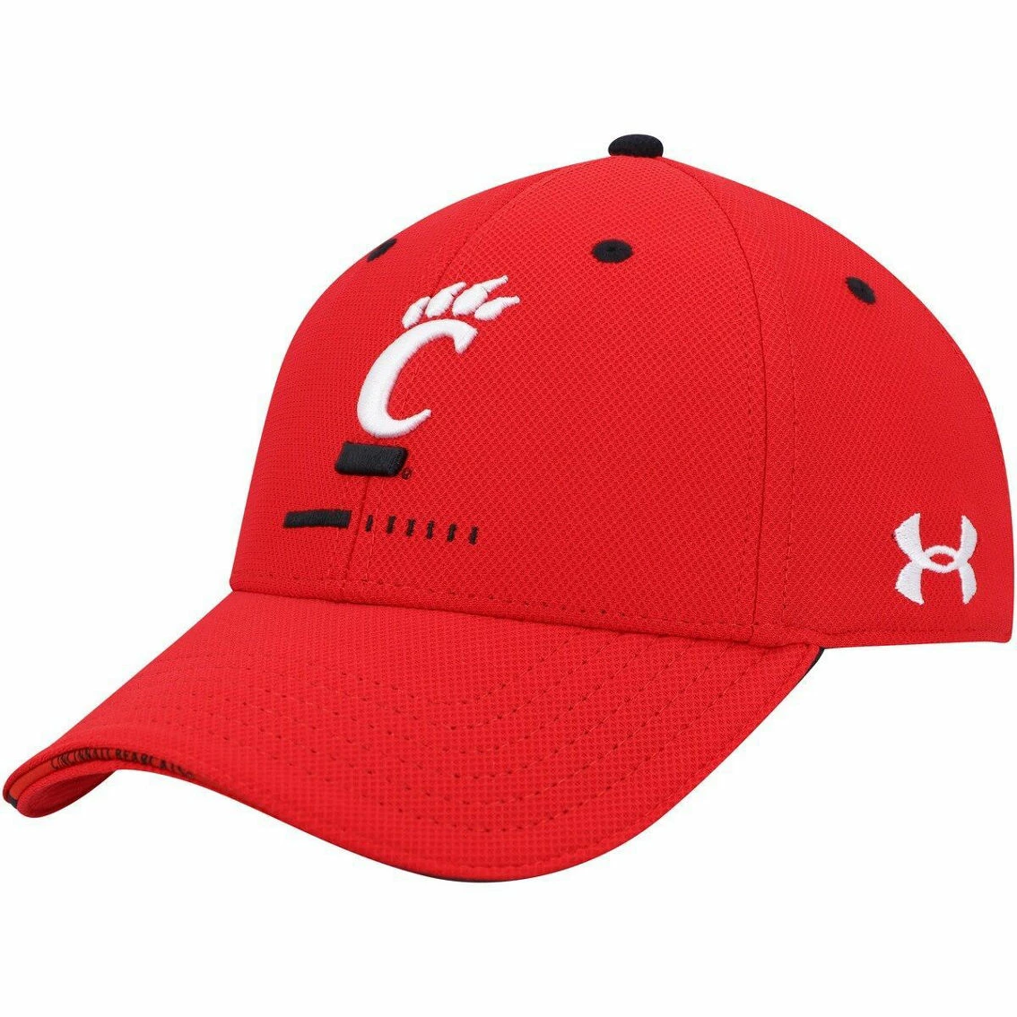 Under Armour Men's Red Cincinnati Bearcats Blitzing Accent Performance Flex Hat 4 Under Armour Men's Red Cincinnati Bearcats Blitzing Accent Performance Flex Hat - Image 2