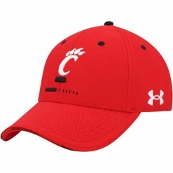 Under Armour Men's Red Cincinnati Bearcats Blitzing Accent Performance Adjustable Hat