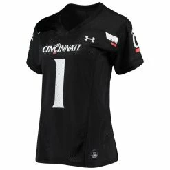 Women's Under Armour #1 Black Cincinnati Bearcats Replica Football Jersey -Colosseum Store DSCO1153011550 1007 ALT2