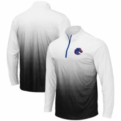 Men's Colosseum Gray Boise State Broncos Magic Team Logo Quarter-Zip Jacket -Colosseum Store DSCO1153012157 1927 ALT1