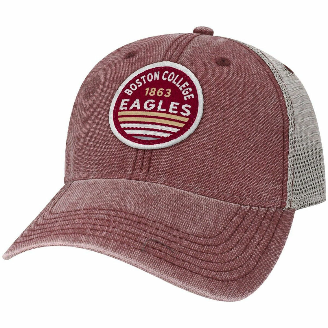 Legacy Athletic Men's Maroon Boston College Eagles Sunset Dashboard Trucker Snapback Hat 4 Legacy Athletic Men's Maroon Boston College Eagles Sunset Dashboard Trucker Snapback Hat - Image 2