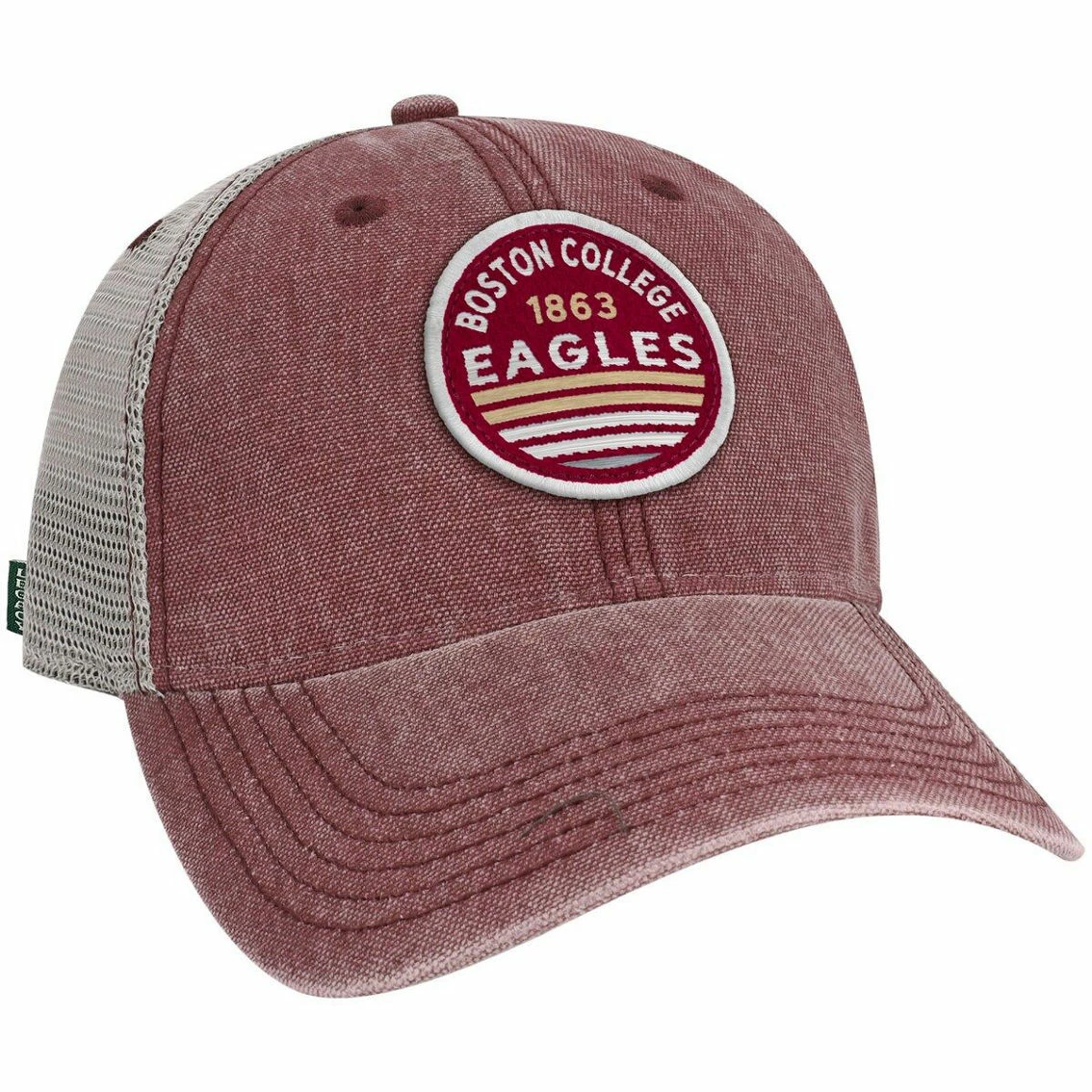 Legacy Athletic Men's Maroon Boston College Eagles Sunset Dashboard Trucker Snapback Hat 6 Legacy Athletic Men's Maroon Boston College Eagles Sunset Dashboard Trucker Snapback Hat - Image 4