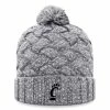 Top Of The World Women's Heather Gray Cincinnati Bearcats Arctic Cuffed Knit Hat With Pom -Colosseum Store DSCO1153015440 1927
