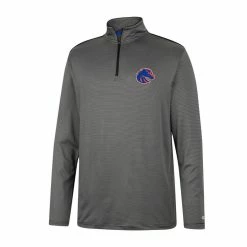Colosseum Men's Charcoal Boise State Broncos Logo Quarter-Zip Windshirt 8 Colosseum Men's Charcoal Boise State Broncos Logo Quarter-Zip Windshirt -Colosseum Store DSCO1153018255 1904 ALT2
