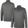 Colosseum Men's Charcoal Boston College Eagles Logo Quarter-Zip Windshirt