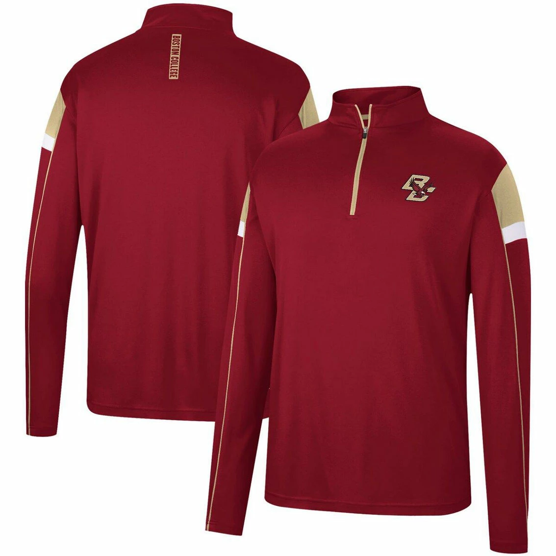 Colosseum Men's Maroon Boston College Eagles Golf Match Quarter-Zip Windshirt 3 Colosseum Men's Maroon Boston College Eagles Golf Match Quarter-Zip Windshirt