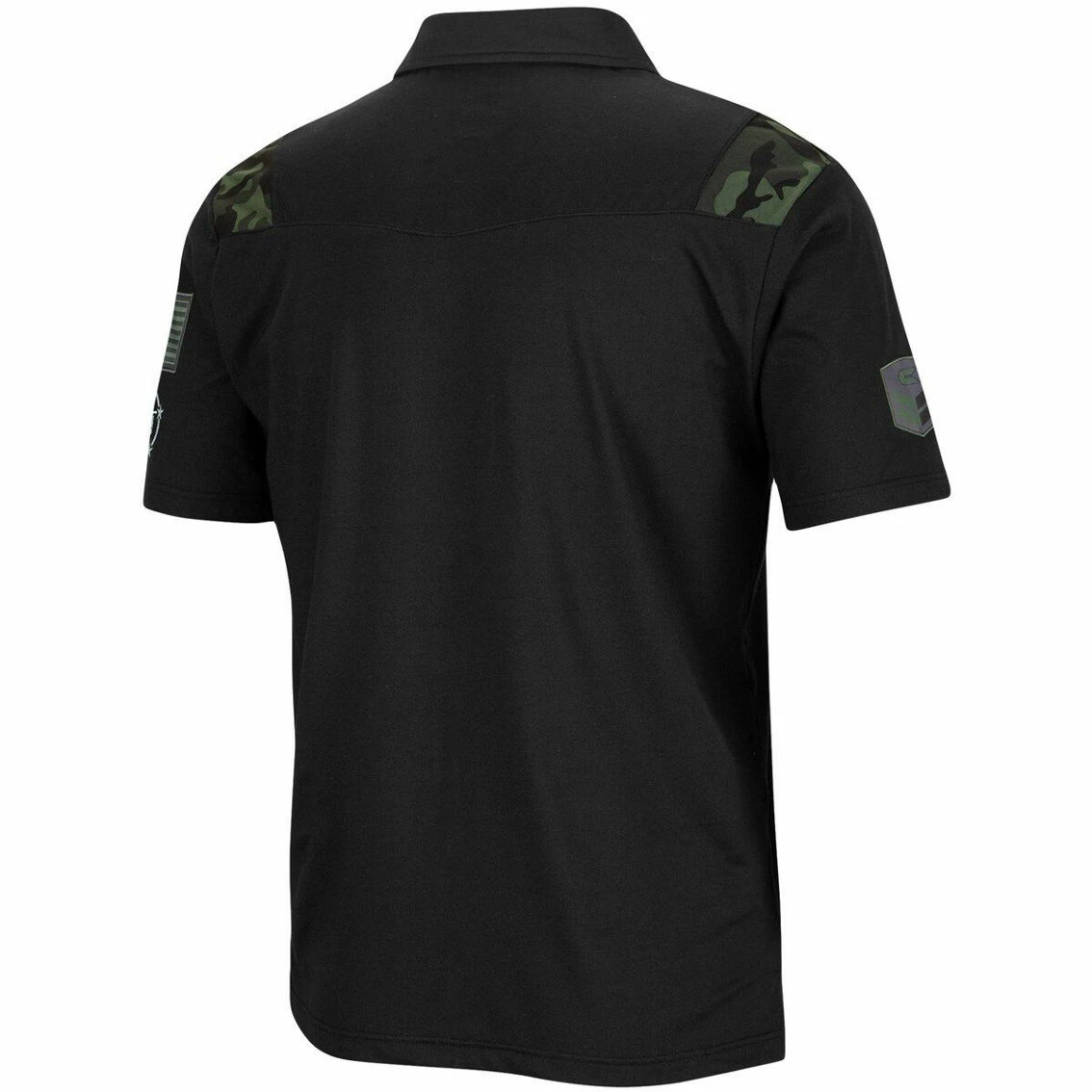 Colosseum Men's Black Boise State Broncos OHT Military Appreciation Sierra Polo 6 Colosseum Men's Black Boise State Broncos OHT Military Appreciation Sierra Polo - Image 4
