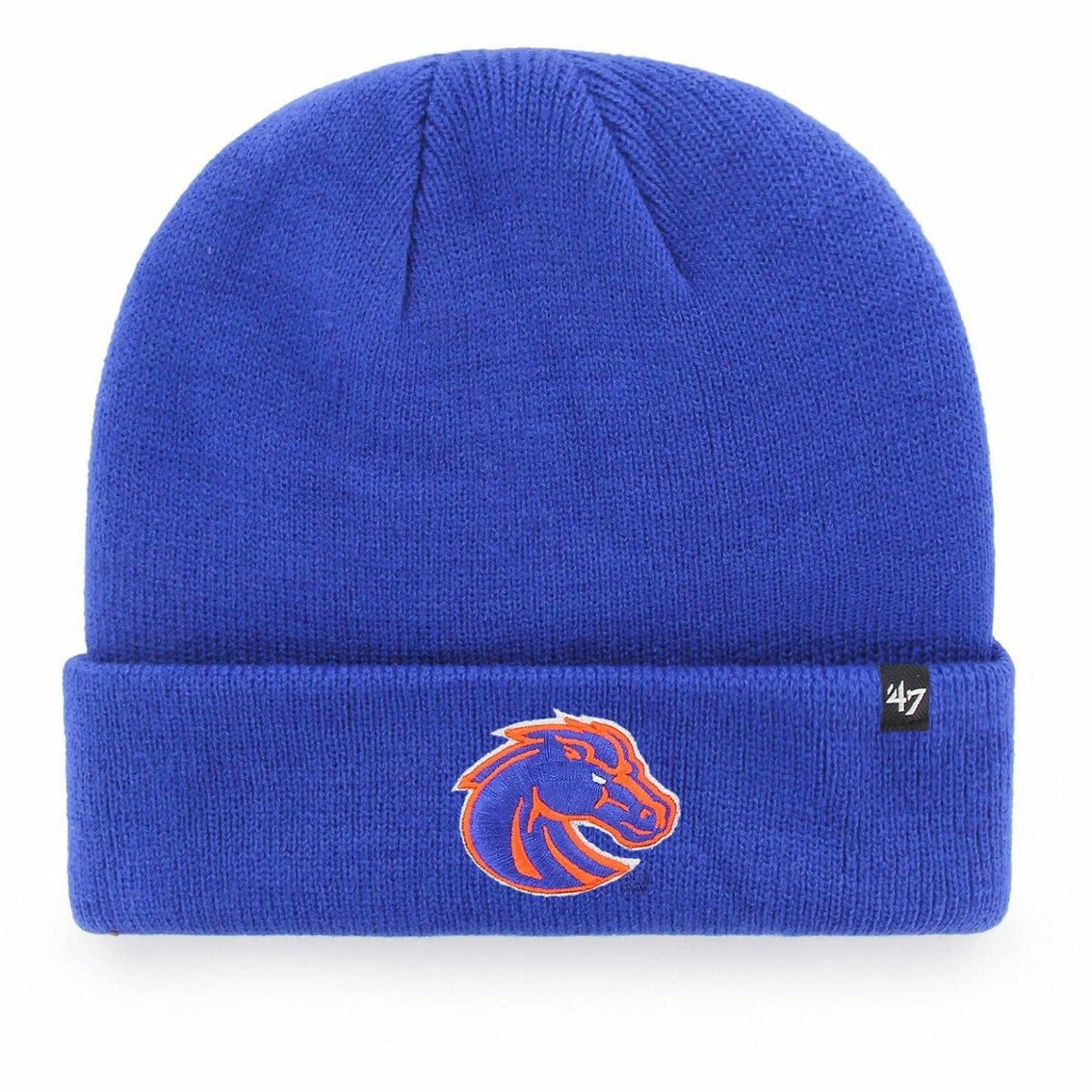 '47 Men's Royal Boise State Broncos Raised Cuffed Knit Hat 3 '47 Men's Royal Boise State Broncos Raised Cuffed Knit Hat