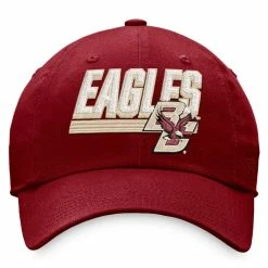 Men's Top Of The World Maroon Boston College Eagles Slice Adjustable Hat -Colosseum Store DSCO1153341681 2910 ALT2