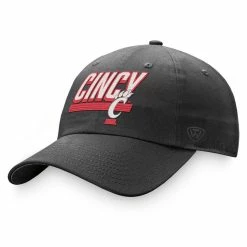 Men's Top Of The World Charcoal Cincinnati Bearcats Slice Adjustable Hat