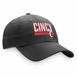 Men's Top Of The World Charcoal Cincinnati Bearcats Slice Adjustable Hat -Colosseum Store DSCO1153341780 1904 ALT3