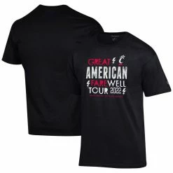 Champion Men's Black Cincinnati Bearcats Farewell Tour T-Shirt