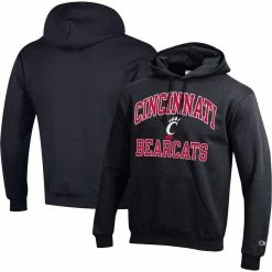 Champion Men's Black Cincinnati Bearcats High Motor Pullover Hoodie