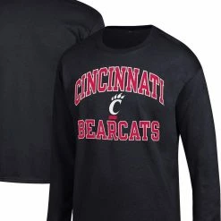 Champion Men's Black Cincinnati Bearcats High Motor Long Sleeve T-Shirt