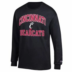 Champion Men's Black Cincinnati Bearcats High Motor Long Sleeve T-Shirt -Colosseum Store DSCO1154096291 1007 ALT2