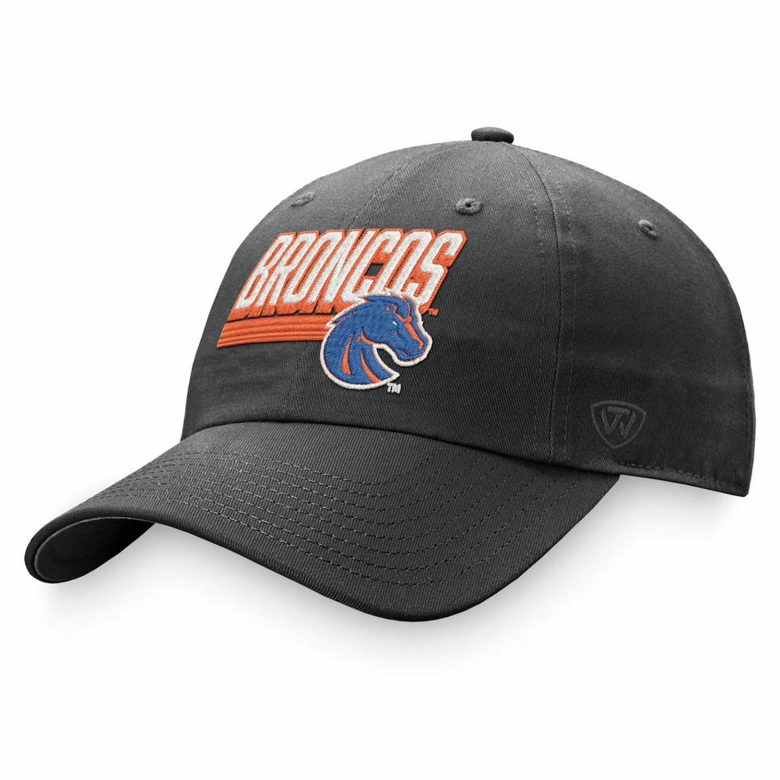 Top Of The World Men's Charcoal Boise State Broncos Slice Adjustable Hat 3 Top Of The World Men's Charcoal Boise State Broncos Slice Adjustable Hat