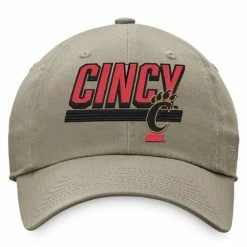 Top Of The World Men's Khaki Cincinnati Bearcats Slice Adjustable Hat -Colosseum Store DSCO1154463849 3293 ALT2
