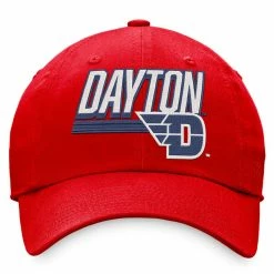 Men's Top Of The World Red Dayton Flyers Slice Adjustable Hat -Colosseum Store DSCO1154565513 2910 ALT2