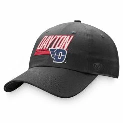 Top Of The World Men's Charcoal Dayton Flyers Slice Adjustable Hat
