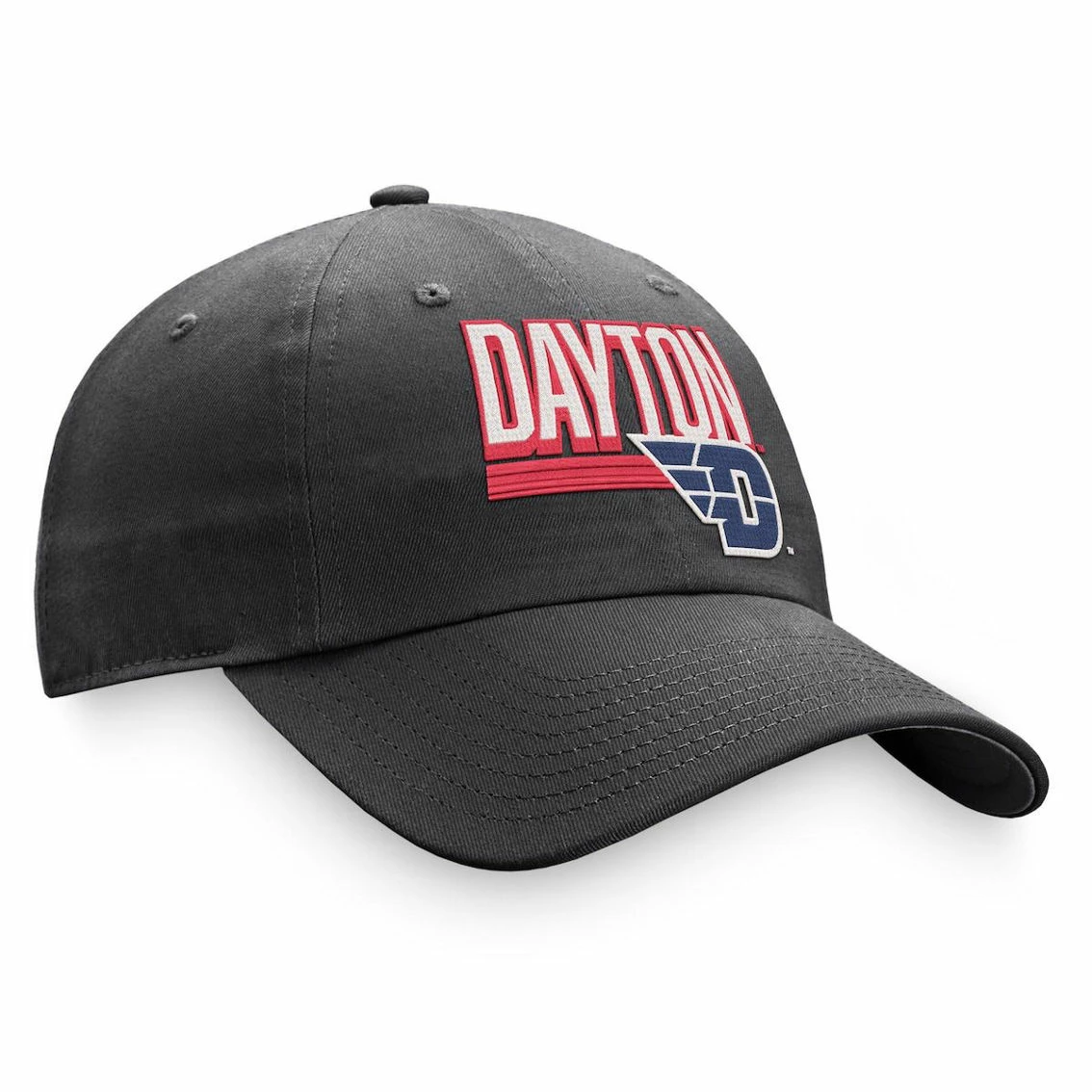 Top Of The World Men's Charcoal Dayton Flyers Slice Adjustable Hat 6 Top Of The World Men's Charcoal Dayton Flyers Slice Adjustable Hat - Image 4