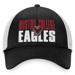 Top Of The World Men's Black/White Boston College Eagles Stockpile Trucker Snapback Hat -Colosseum Store DSCO1155046928 1007 ALT2